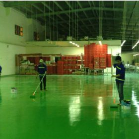 Thi công Sơn epoxy sàn nhà xưởng