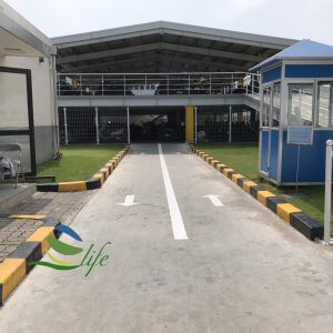 thi công lươn cảnh báo nguy hiểm